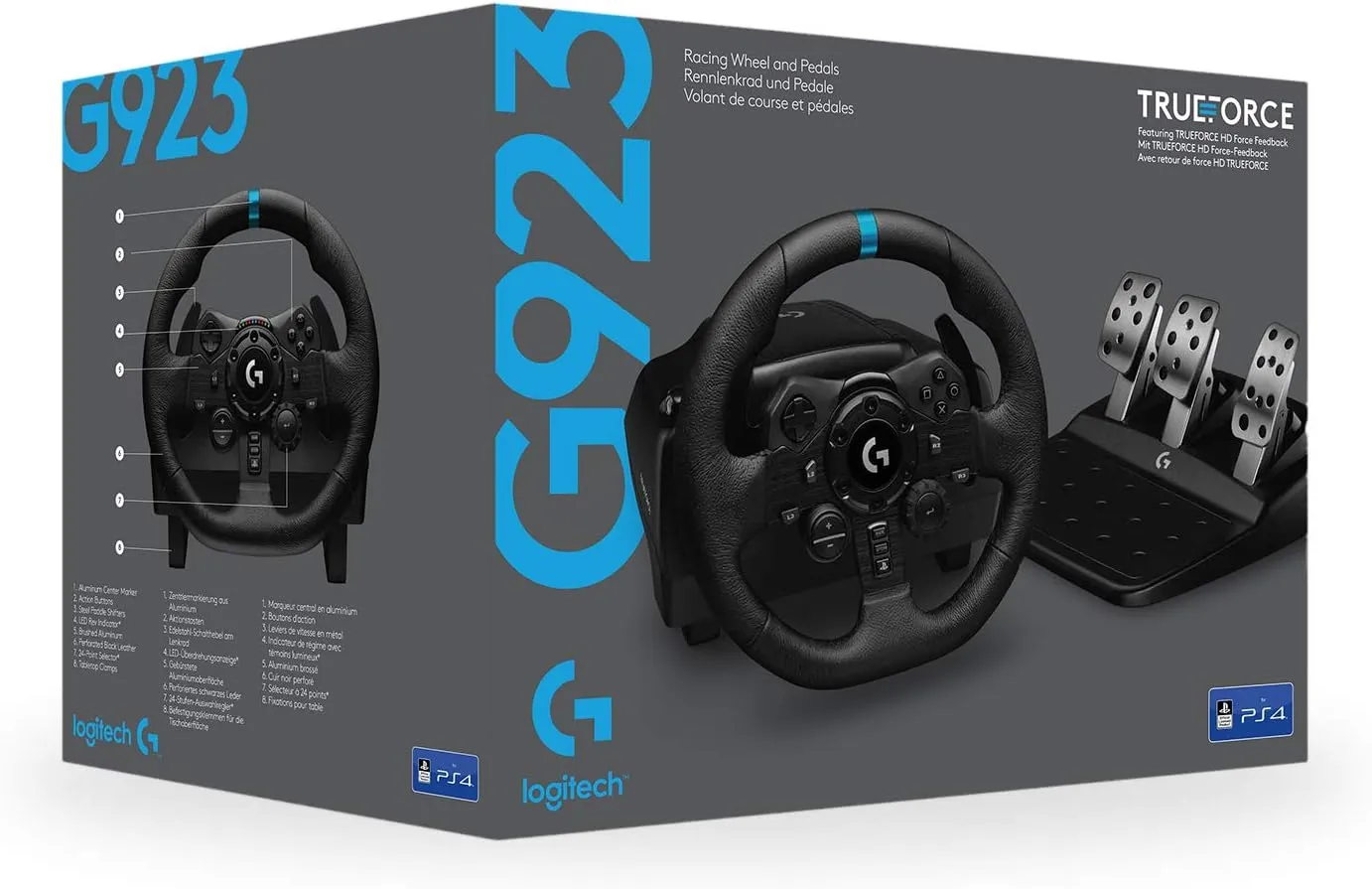 Logitech G923 TRUEFORCE Racing Wheel (PS5/PS4/PC)